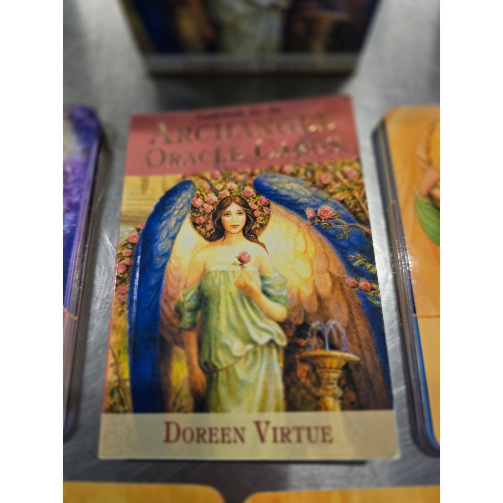 Archangel Oracle Cards Doreen Virtue 45 Card Deck Guidebook Spirituality